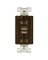 RECEPT DUPLEX COMB TR W/USB BRWN