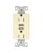 RECEPT DUPLEX COMB TR W/USB LT A