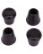 TAPON GOMA MUEBLE BLK 1/2