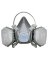 RESPIRATOR PAINT DUAL CRTG MED