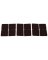 FELT PAD MUEBLE LD BROWN 1X1