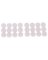 FELT PAD MUEBLE WHT 1/2 PK24