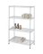 Simple Spaces 4-Tier Shelf Stacker, 48-1/4 In L X 31 In W X 13 In D, White