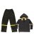 RAIN SUIT NYLON BLACK 3PC MED