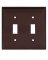 TAPA SWITCH 2G BROWN
