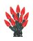LIGHT SET C6 STS RED 60L