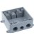 CAJA WP PVC 2X4 KO 1/2-3/4
