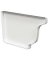Amerimax 27005 Gutter End Cap, 5 in L, Polypropylene, White