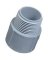 CONDUIT MALE ADAPTER 1/2" GREY