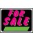SIGN "FOR SALE" FLUORESCENT