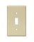 IVORY NYLON SWITCH PLATE 1 GANG