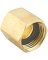 HOSE TO PIPE ADAPTER, BRASS, 3/4" X 3/4"
