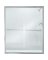 SHOWER DOOR SILVER FINESS 60IN