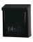 BUZON PARED NEGRO CON CERRADURA