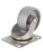 RUEDA PLATE CASTER SWIVEL 3"