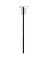 POSTE BUZON ROUND METAL BLACK