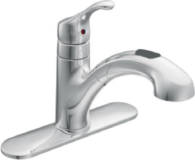 Moen Renzo Glacier CA87316C Kitchen Faucet, 1.5 gpm, 1-Faucet Handle,
