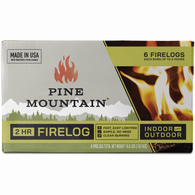 PINE MTN 6PK 2HR Trad Fire Log