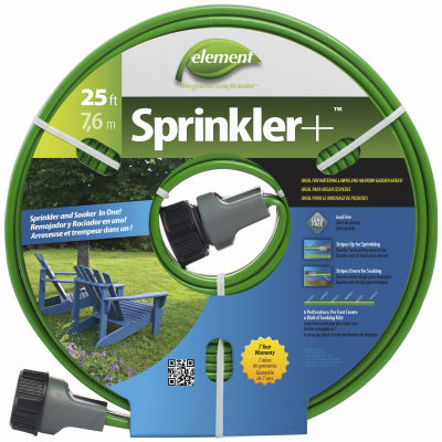 HOSE, 25" BROWN VINYL SPRINKLER