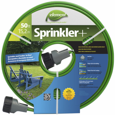 HOSE, 50' BROWN VINYL SPRINKLER