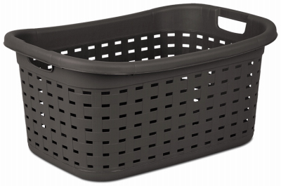1.8 Bushel Black Laundry Basket