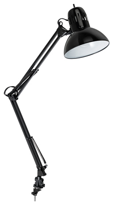 31.5" BLK Arch Clip Lamp