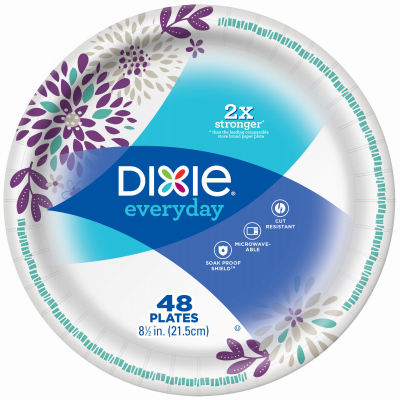 Dixie 48PK 8"x1/2" HD Plates