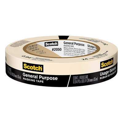 Masking Tape, General Purpose, .94" x 60 yd.