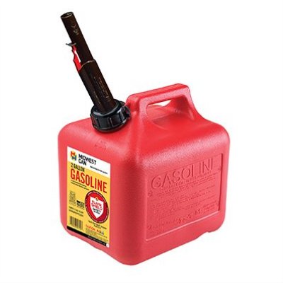 2GAL PLASTIC GAS CAN RED