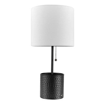 19" BLK Table Lamp