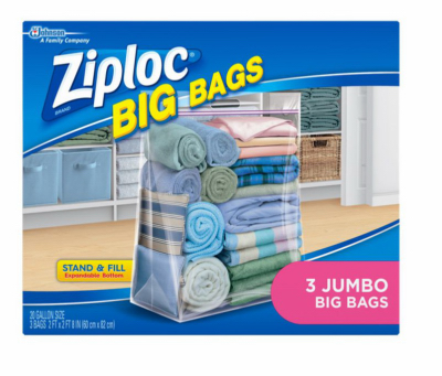 Ziploc 3PK Jumbo Big Bag