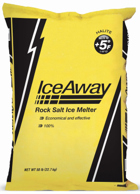 ICE MELT, 50LB ROCK SALT