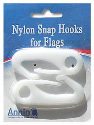 2PK Flag Nylon Snap Hook