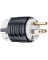 15A 125V MALE PLUG BLACK