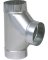 6x6x6 26ga Galv Tee Joint