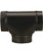 8" Tee Black Stove Pipe 24ga
