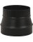 8x6 Black Reducer Sm End Crimp