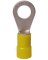 50PK 12-10 RING TERMINAL YELLOW