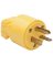 20A 250V MALE PLUG YELLOW
