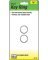 2pk 5/8" Steel Split Key Ring