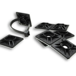 CABLE TIE ADHSV MNT BK #6 100PK