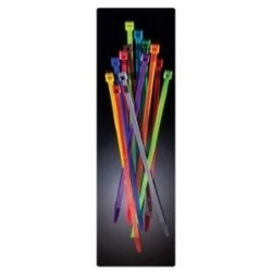 CABLE TIES COLORS 11" 50# 100/PK