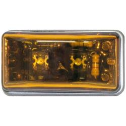 CLEARANCE LIGHT LED AMBER BLACK