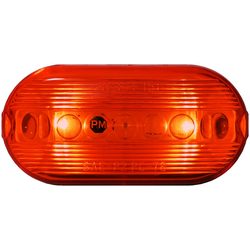 LED SIDE LIGHT OBLONG RED 4"