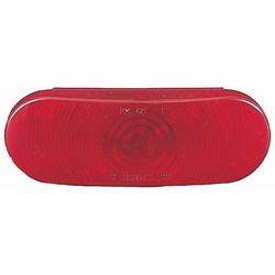 REPL OVAL TAIL LIGHT MODULE RED
