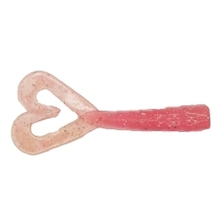TWIN TAIL SCAMPI PINK/SLV GLT 4"