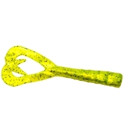 TWIN TAIL SCAMPI CHAR/BK/GLTR 6"