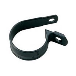 CABLE CLAMPS BLACK 1/4" (25/PK)