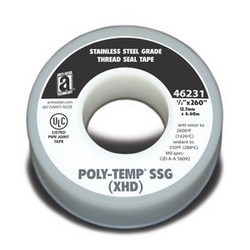 POLY-TEMP STAINLESS STEEL TAPE