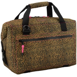 SOFT COOLER LEOPARD W/PINK 24PK